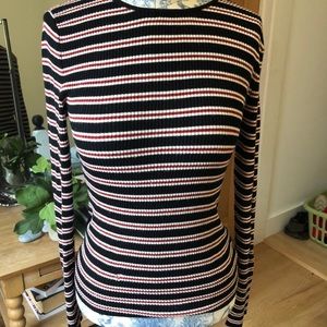 Striped Long Sleeve Top